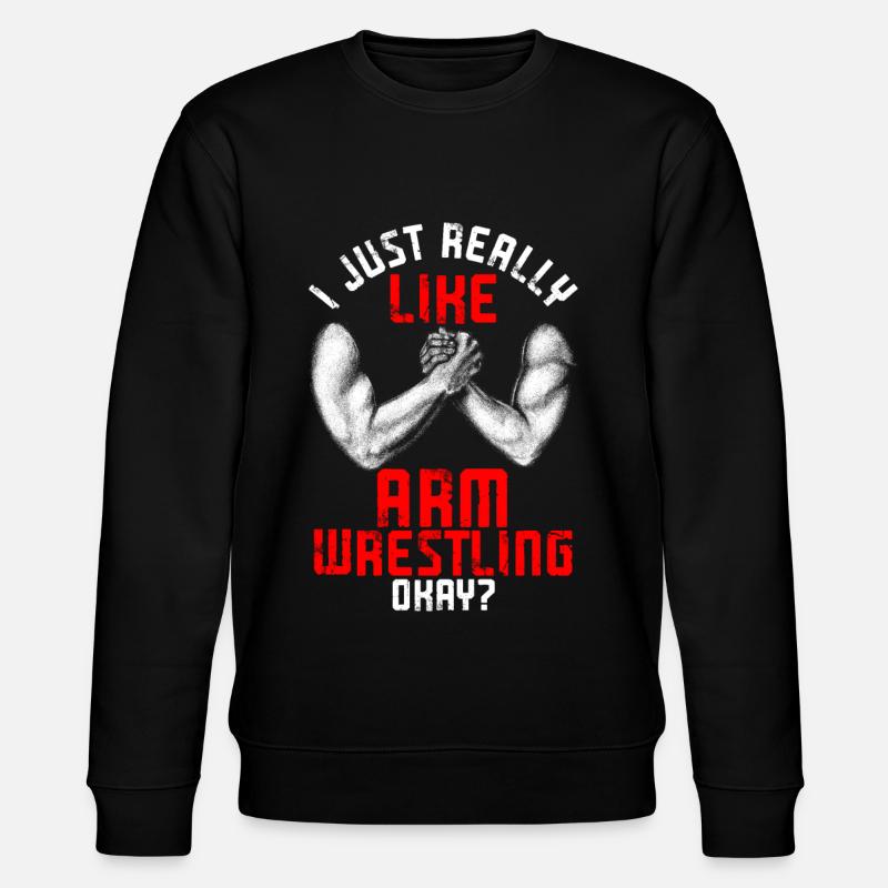 Armdrücker - Stanley/Stella Unisex Bio-Sweatshirt CHANGER  - Schwarz