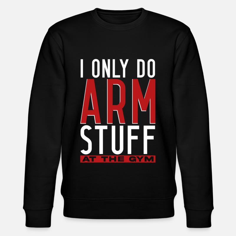 Arm wrestling arm wrestler - Stanley/Stella CHANGER Unisex Organic Sweatshirt - black