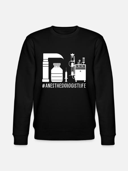 Anesthesiologist Anesthesiology - Stanley/Stella CHANGER Unisex Organic Sweatshirt - black