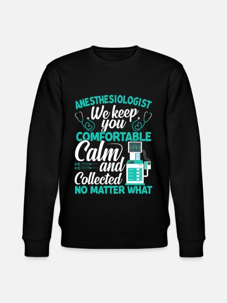 Anesthesiology - Stanley/Stella CHANGER Unisex Organic Sweatshirt - black