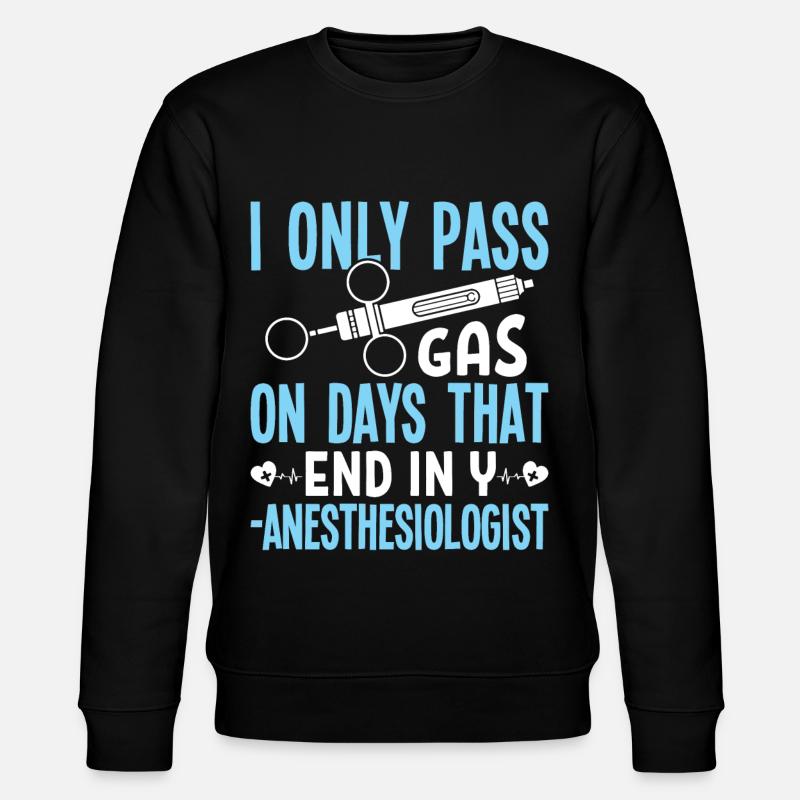 Anesthesiology - Stanley/Stella CHANGER Unisex Organic Sweatshirt - black
