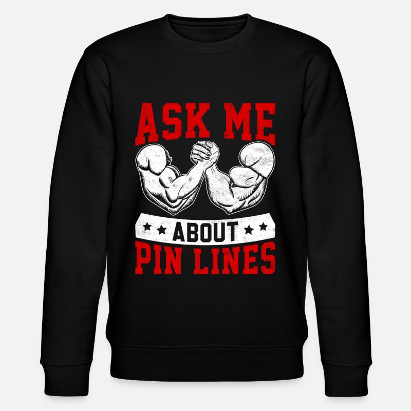 Bras de fer - Sweat bio CHANGER Stanley/Stella Unisexe - noir