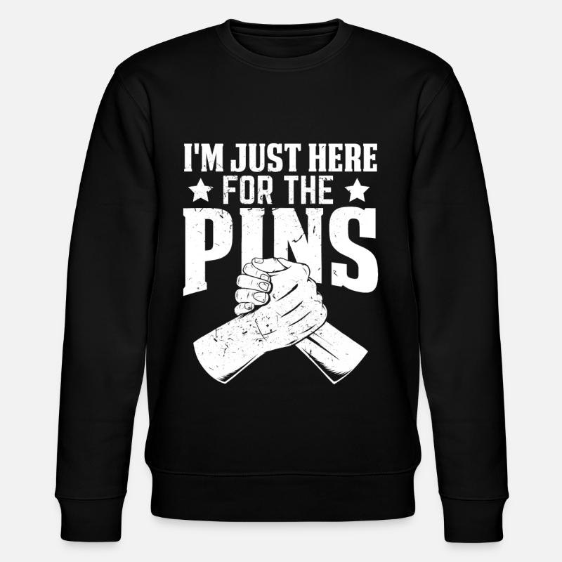 Bras de fer - Sweat bio CHANGER Stanley/Stella Unisexe - noir