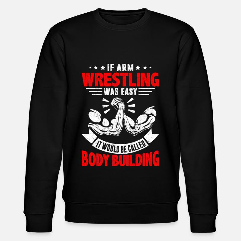 Bras de fer - Sweat bio CHANGER Stanley/Stella Unisexe - noir