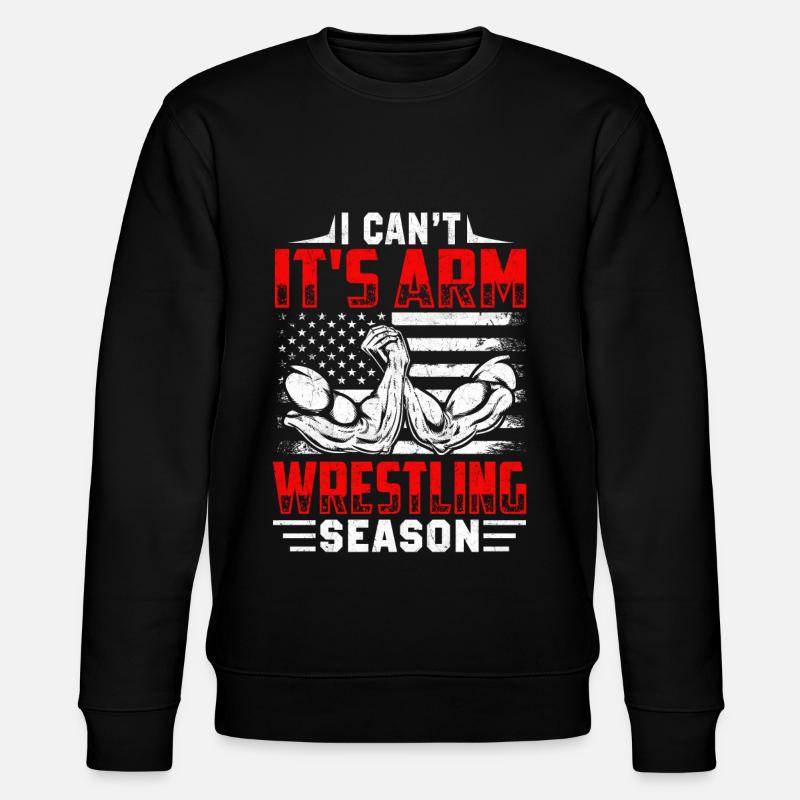 Bras de fer - Sweat bio CHANGER Stanley/Stella Unisexe - noir