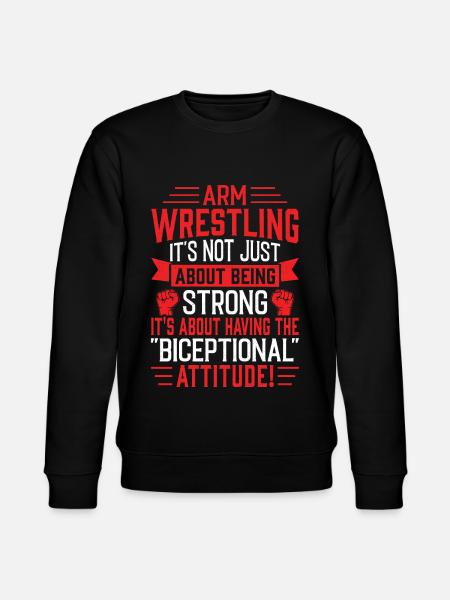 Arm wrestler - Stanley/Stella CHANGER Unisex Organic Sweatshirt - black