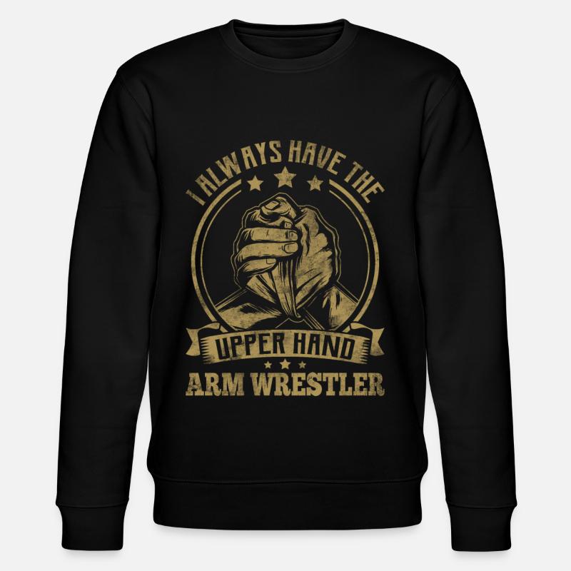 Bras de fer - Sweat bio CHANGER Stanley/Stella Unisexe - noir