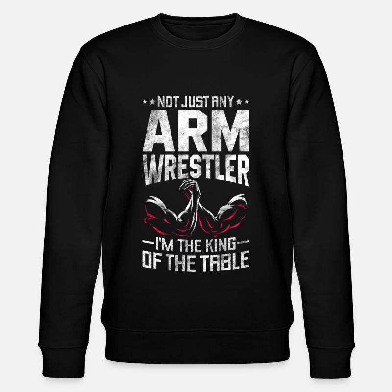 Arm wrestling - Stanley/Stella CHANGER Unisex Organic Sweatshirt - black