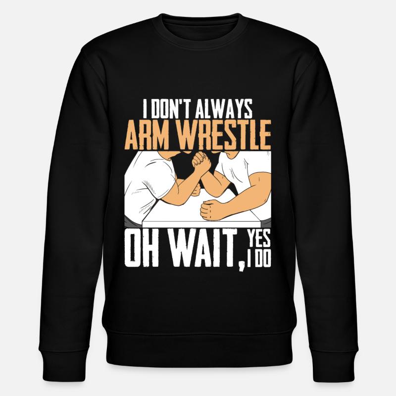 Bras de fer - Sweat bio CHANGER Stanley/Stella Unisexe - noir