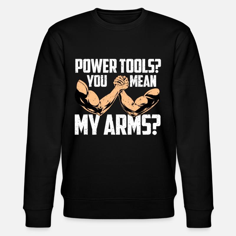Arm wrestling arm wrestler - Stanley/Stella CHANGER Unisex Organic Sweatshirt - black