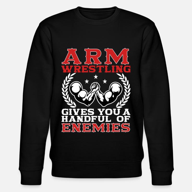 Bras de fer - Sweat bio CHANGER Stanley/Stella Unisexe - noir