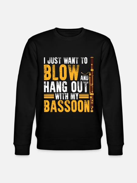 Bassoonist - Stanley/Stella CHANGER Unisex Organic Sweatshirt - black