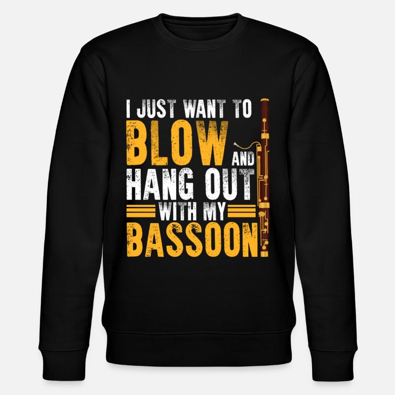 Fagottist - Stanley/Stella Unisex Bio-Sweatshirt CHANGER  - Schwarz