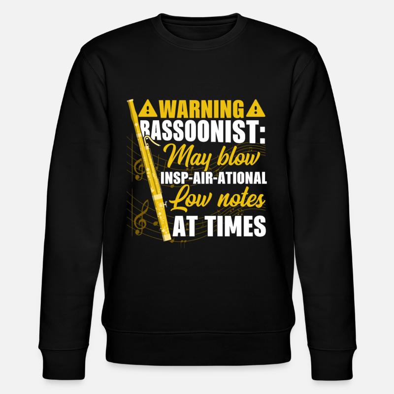 Bassoon - Stanley/Stella CHANGER Unisex Organic Sweatshirt - black
