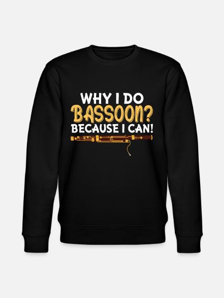 Bassoonist - Stanley/Stella CHANGER Unisex Organic Sweatshirt - black
