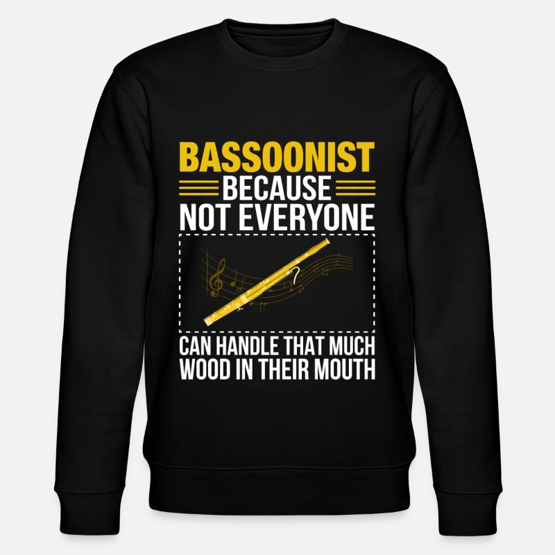 Bassoon - Stanley/Stella CHANGER Unisex Organic Sweatshirt - black