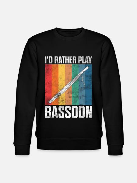 Bassoonist - Stanley/Stella CHANGER Unisex Organic Sweatshirt - black