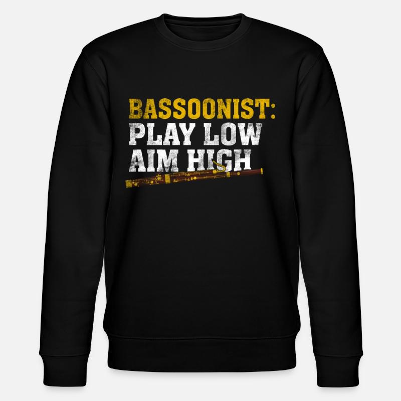 Bassoon - Stanley/Stella CHANGER Unisex Organic Sweatshirt - black