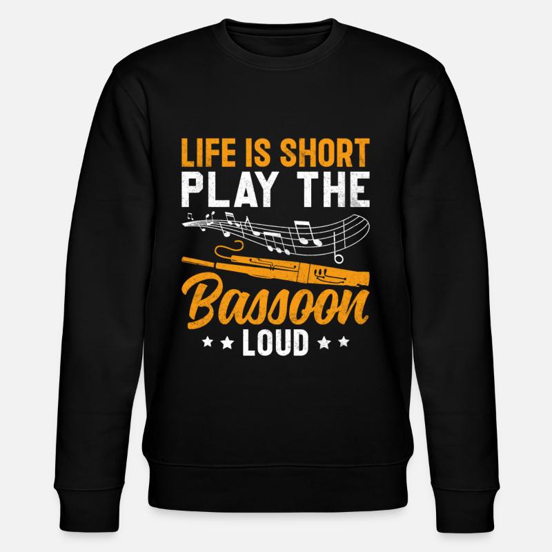 Basson - Sweat bio CHANGER Stanley/Stella Unisexe - noir