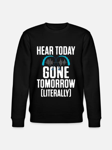 Deaf Pride ASL - Stanley/Stella CHANGER Unisex Organic Sweatshirt - black