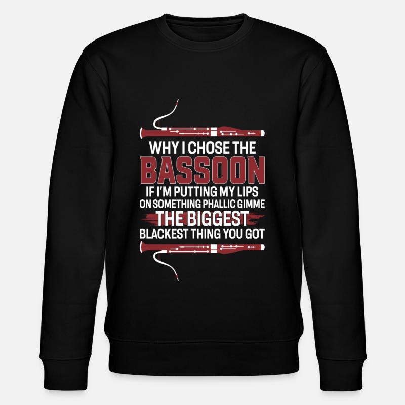 Bassoonist - Stanley/Stella CHANGER Unisex Organic Sweatshirt - black