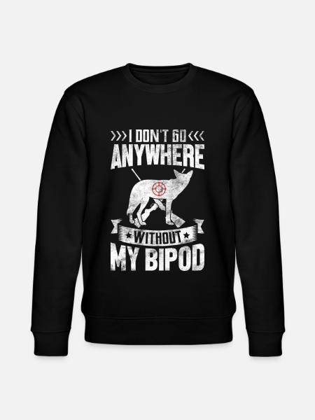 Coyote Hunt Coyote Hunter Yote - Stanley/Stella CHANGER Unisex Organic Sweatshirt - black