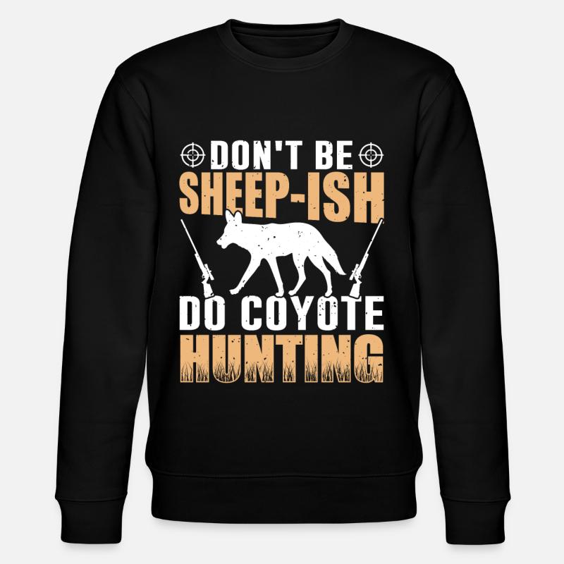 Coyote Hunter Yote - Sweat bio CHANGER Stanley/Stella Unisexe - noir