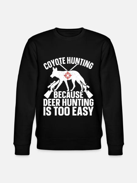 Coyote Hunter Yote - Stanley/Stella CHANGER Unisex Organic Sweatshirt - black