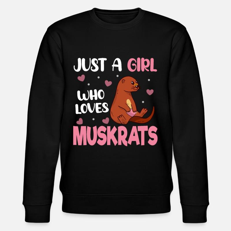Rat musqué rétro - Sweat bio CHANGER Stanley/Stella Unisexe - noir