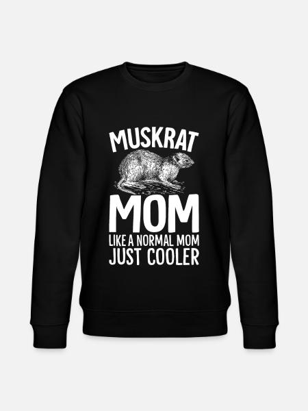 Retro muskrat - Stanley/Stella CHANGER Unisex Organic Sweatshirt - black