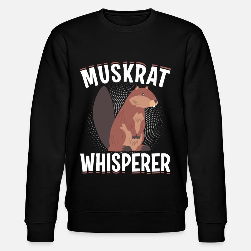 Rat musqué rétro - Sweat bio CHANGER Stanley/Stella Unisexe - noir