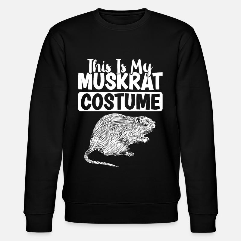 Rat musqué rétro - Sweat bio CHANGER Stanley/Stella Unisexe - noir