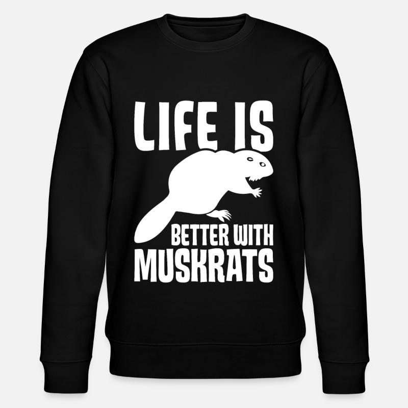 Retro - Stanley/Stella CHANGER Unisex Organic Sweatshirt - black