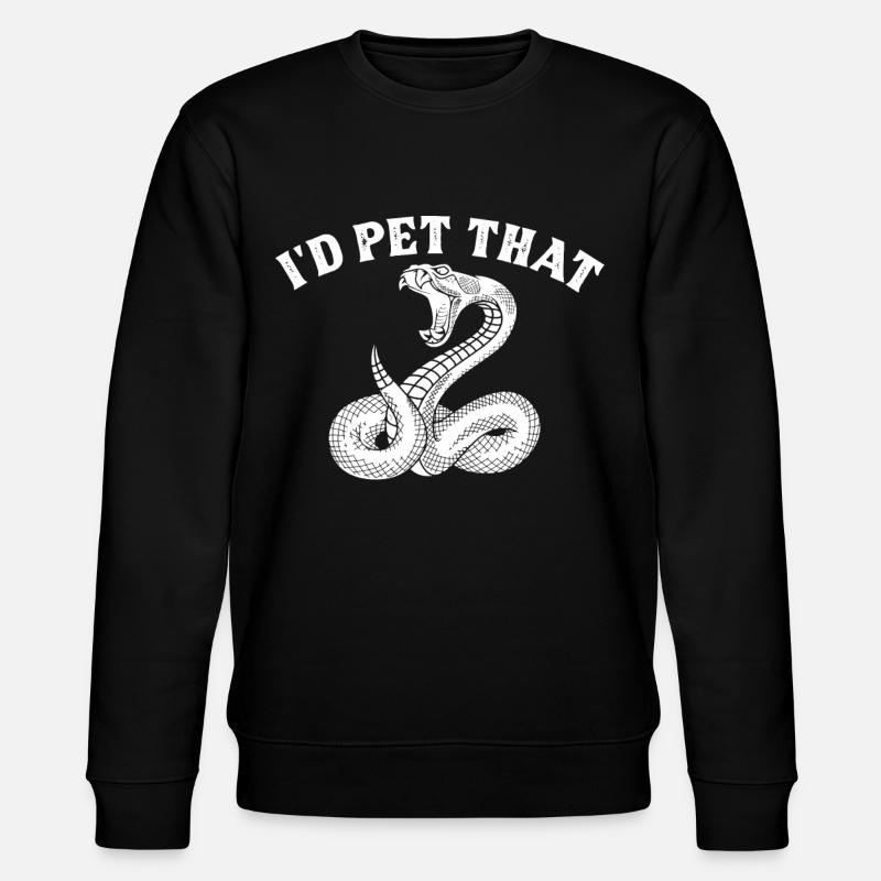 Gaboon Vipers Schlangenbesitzer - Stanley/Stella Unisex Bio-Sweatshirt CHANGER - Schwarz
