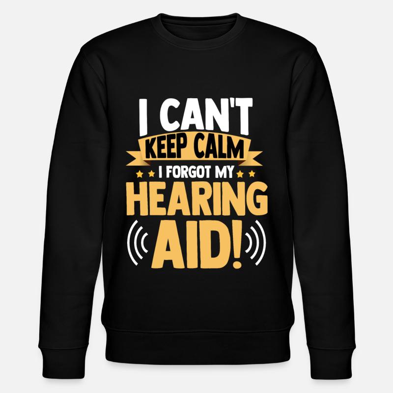 Deaf Pride ASL - Stanley/Stella CHANGER Unisex Organic Sweatshirt - black