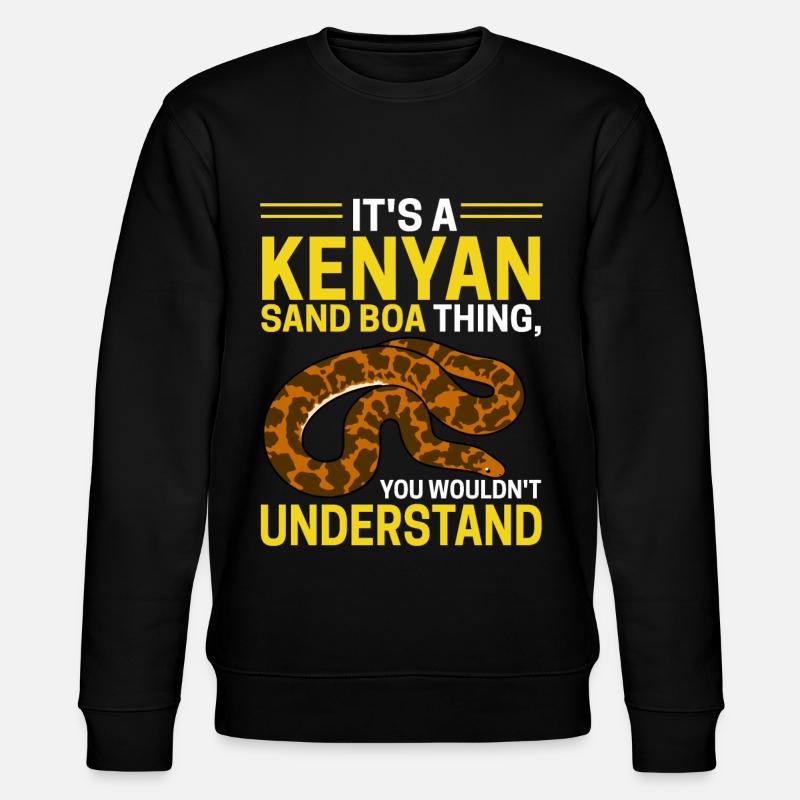 Snake owners - Stanley/Stella CHANGER Unisex Organic Sweatshirt - black