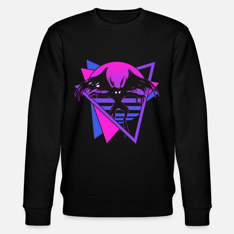 Mothman Crypto Cryptozoologie Rétro - Sweat bio CHANGER Stanley/Stella Unisexe - noir