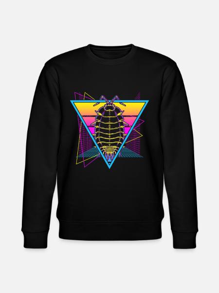 Isopods Retro Vaporwave - Stanley/Stella CHANGER Unisex Organic Sweatshirt - black
