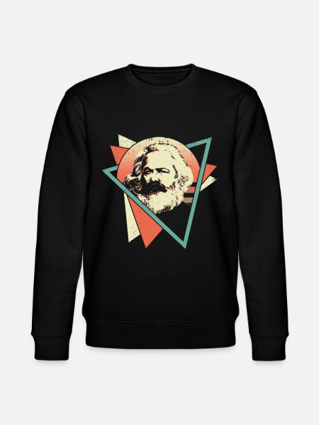 Karl Marx Socialista Socialismo Comunista - Felpa ecologica unisex CHANGER di Stanley/Stella - nero