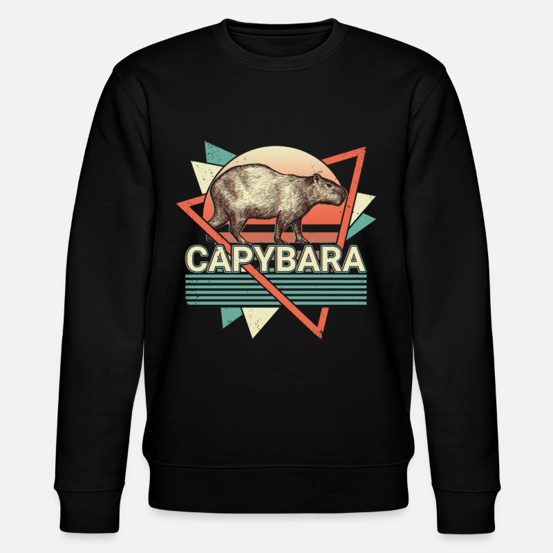 Chupacabra Krypto Kryptozoologie Retro - Stanley/Stella Unisex Bio-Sweatshirt CHANGER  - Schwarz