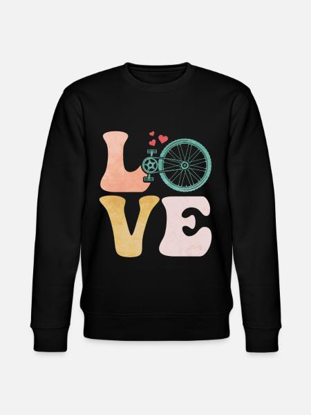 Cycling Bikers - Stanley/Stella CHANGER Unisex Organic Sweatshirt - black