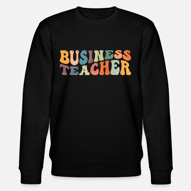 Groovy Professeur de commerce - Sweat bio CHANGER Stanley/Stella Unisexe - noir