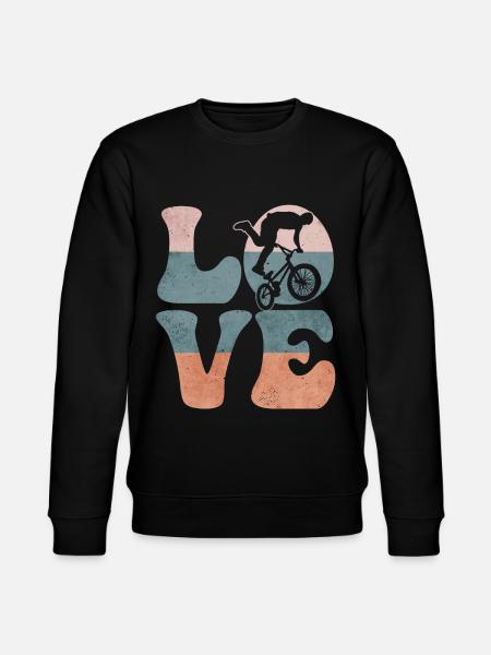 Bmx Bike Biker - Stanley/Stella CHANGER Unisex Organic Sweatshirt - black