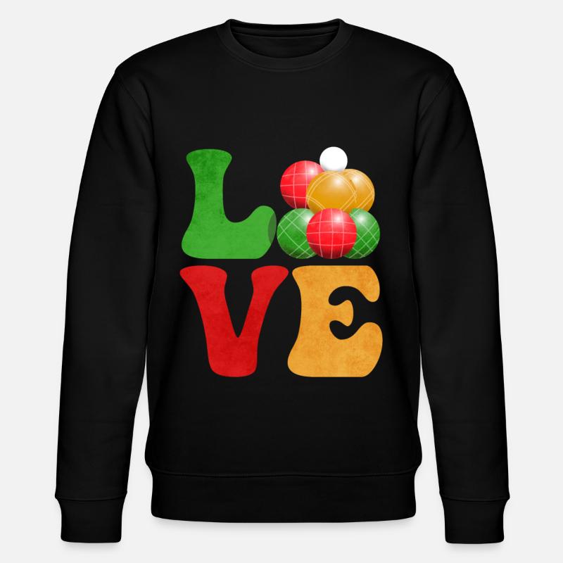 Boccia-Ball - Stanley/Stella Unisex Bio-Sweatshirt CHANGER  - Schwarz