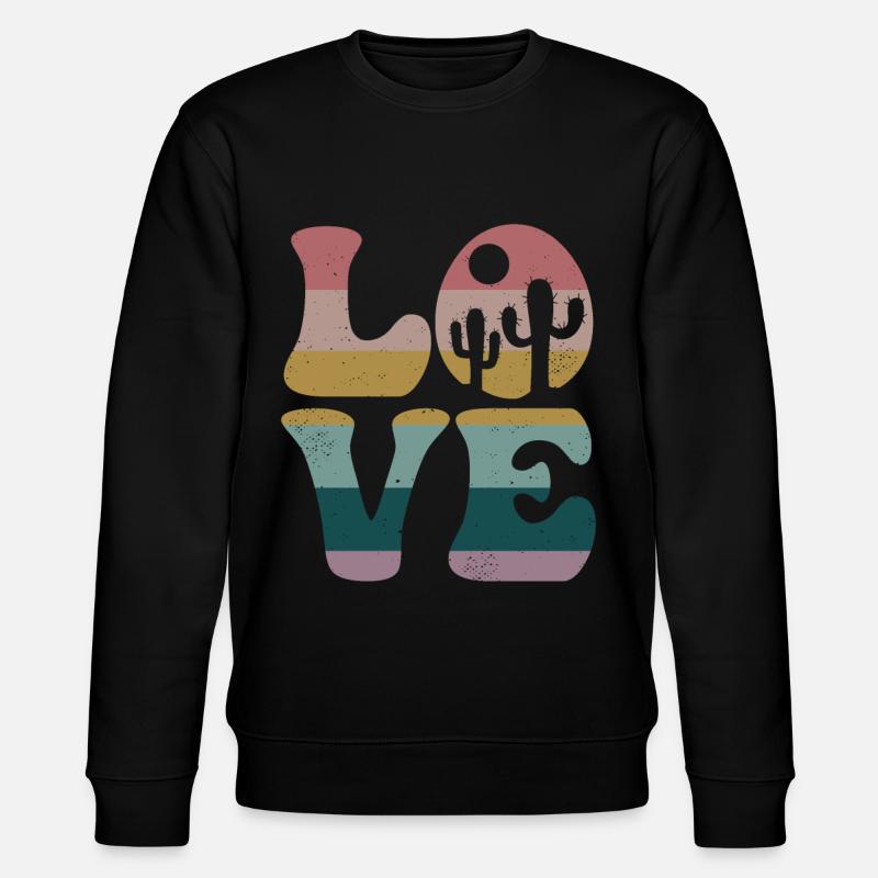 Cactus désert plante succulente - Sweat bio CHANGER Stanley/Stella Unisexe - noir