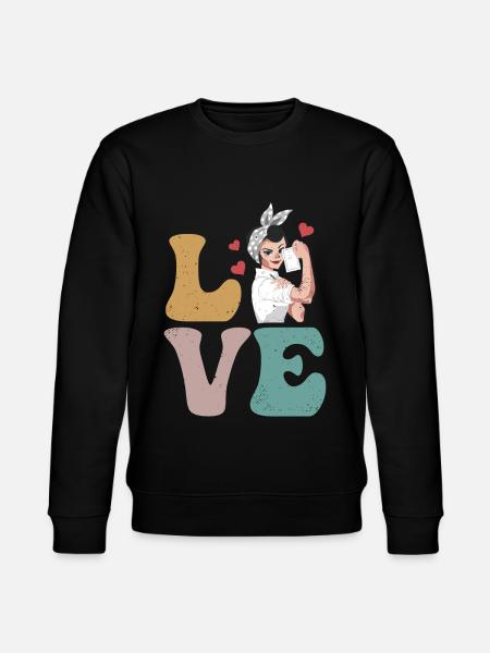 Cafeteria employee Lunch Lady - Stanley/Stella CHANGER Unisex Organic Sweatshirt - black