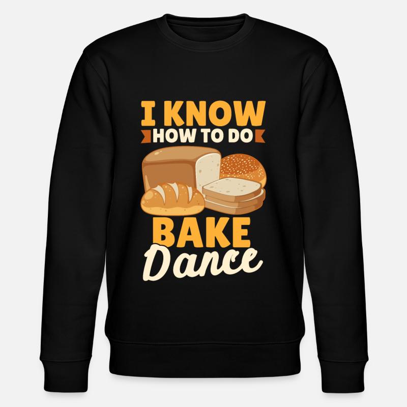 Funny bread baking baker - Stanley/Stella CHANGER Unisex Organic Sweatshirt - black