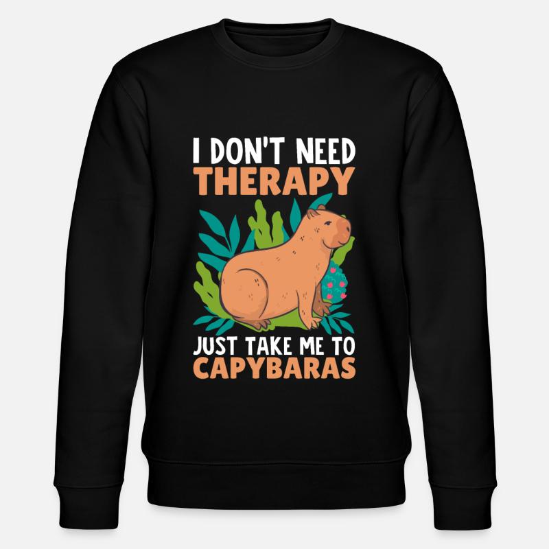 Lustig - Stanley/Stella Unisex Bio-Sweatshirt CHANGER  - Schwarz