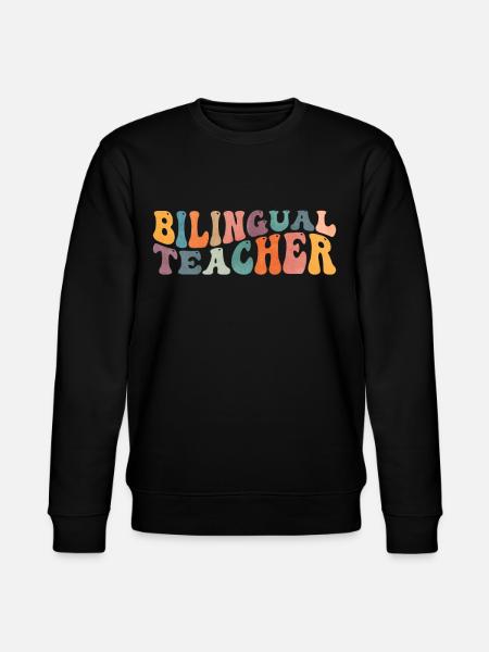 Groovy Enseignant bilingue Éducation bilingue - Sweat bio CHANGER Stanley/Stella Unisexe - noir