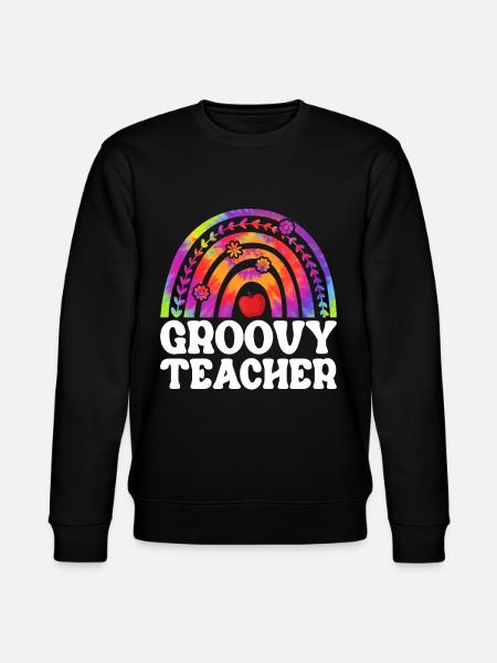 Hippie Peace Love Doctrine - Stanley/Stella CHANGER Unisex Organic Sweatshirt - black